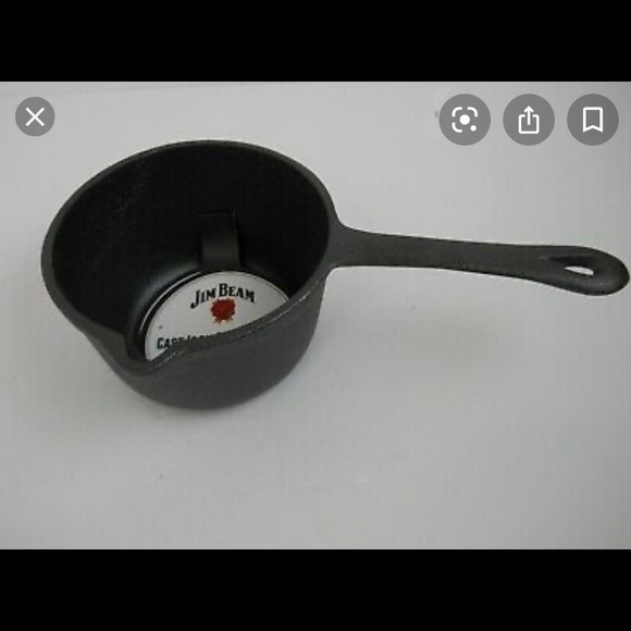 Jim Beam Pre-Seasoned Cast Iron Basting Pot - Picture 2 of 2